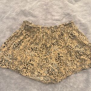 Leopard Print Shorts Medium